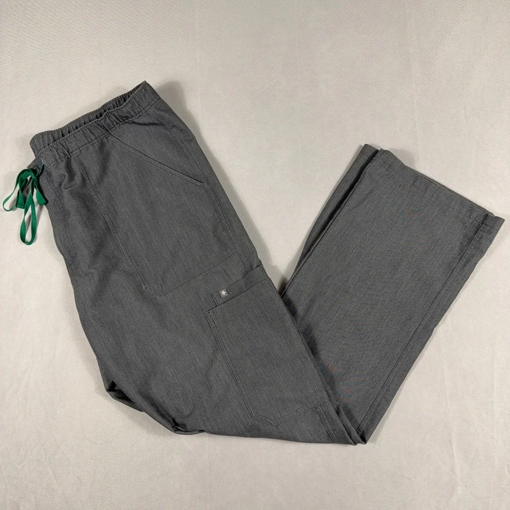 FIGS Men's Cairo Cargo Scrub Pants Technical Collection‎ XXL Heather Grey